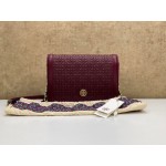 TORY BURCH QUILTED LEATHER CROSSBODY BAG [NEW]